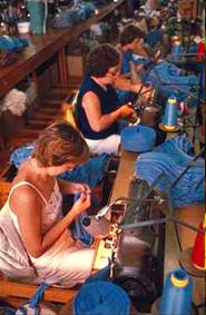 Lavoratrici nel settore tessile